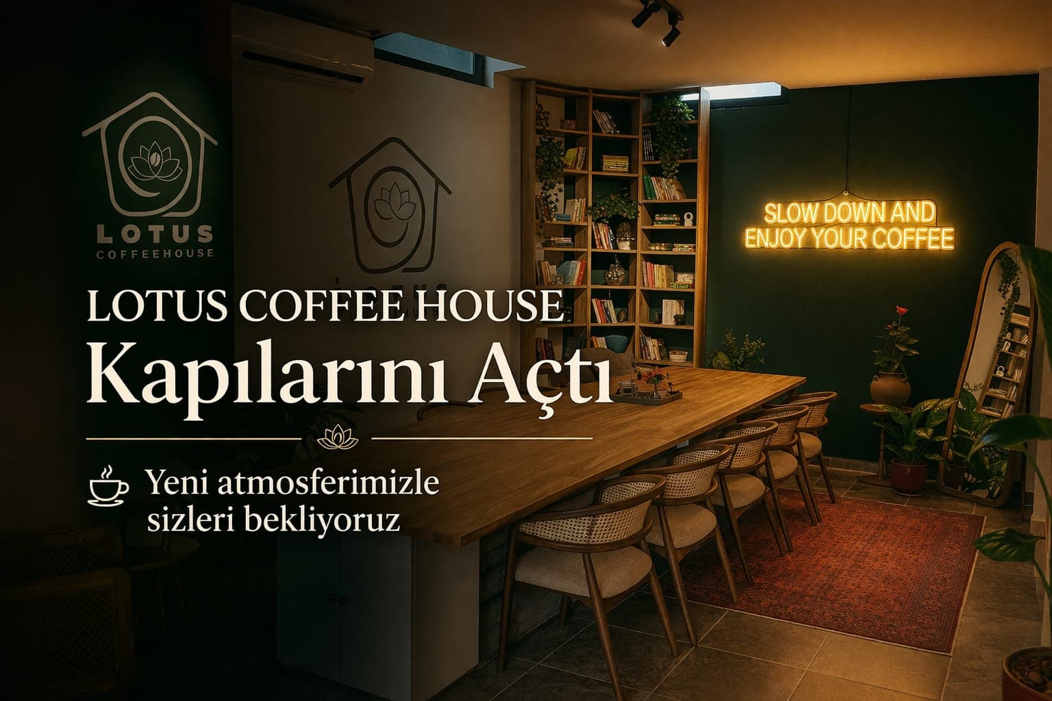 Lotus Coffee House Kapılarını Açtı